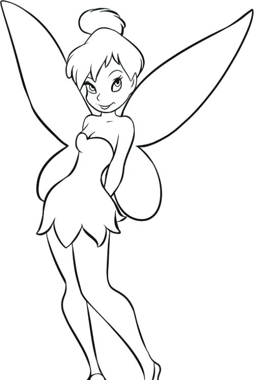 Tinkerbell Drawing Sketch