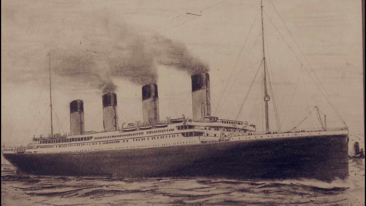 Titanic Drawing Realistic