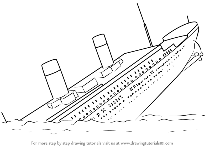 Titanic Drawing Sketch
