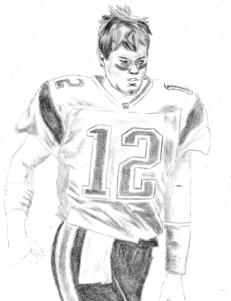 Tom Brady Drawing Pic