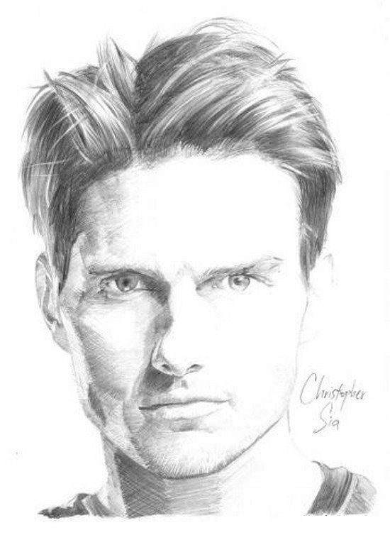 Tom Cruise Drawing Image