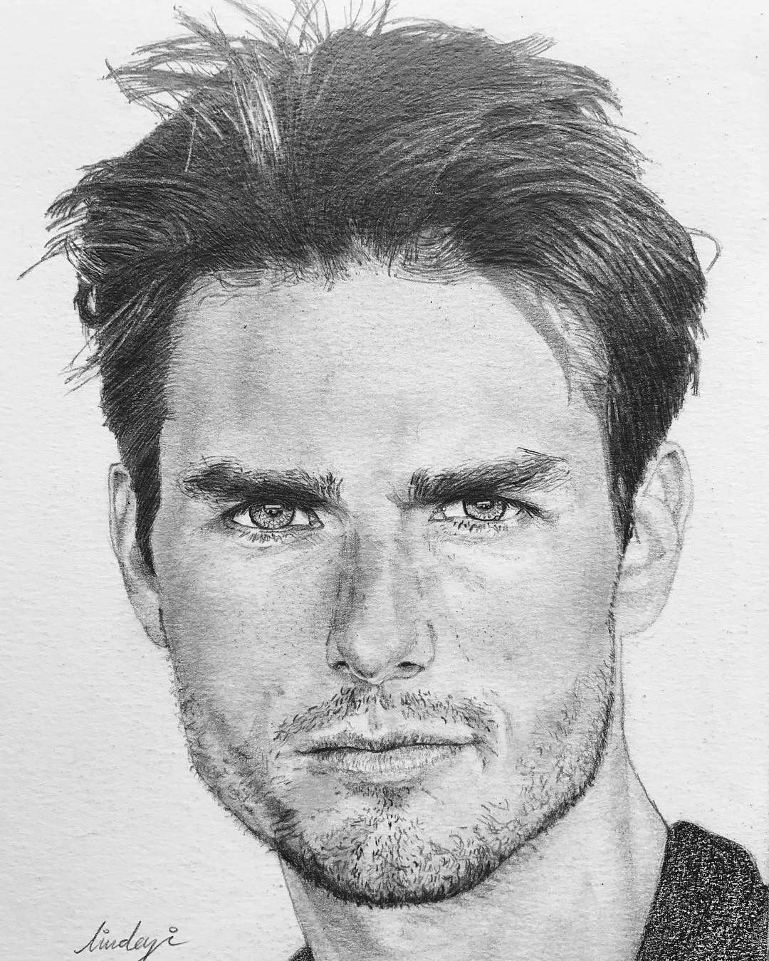 Tom Cruise Drawing Pic
