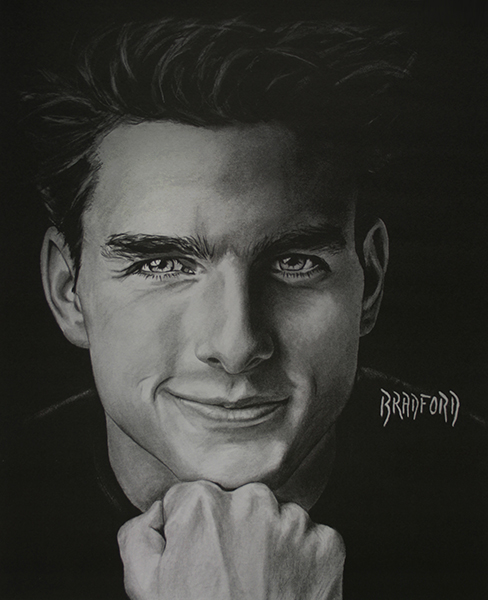 Tom Cruise Drawing Sketch