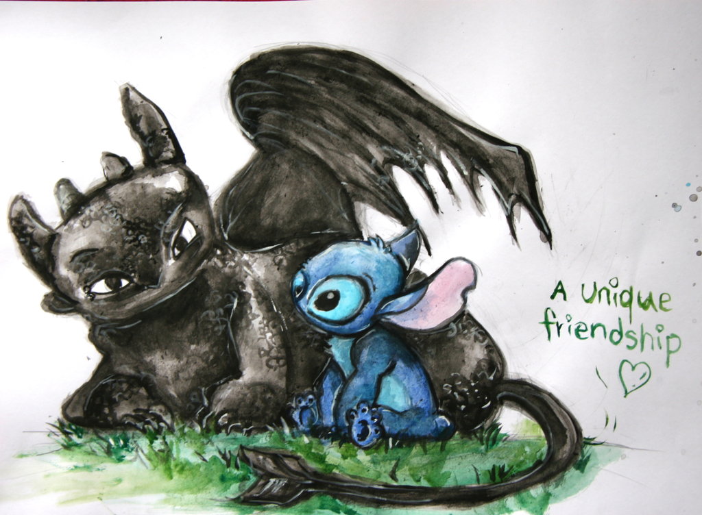 Toothless Stitch Drawing Images