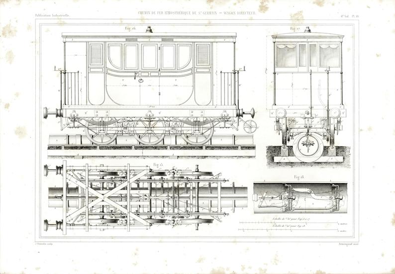 Train Engineering Drawing Images