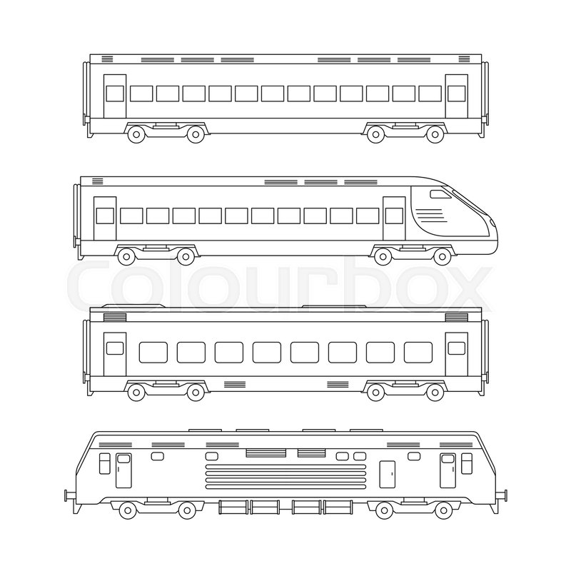 Train Engineering Drawing Pic