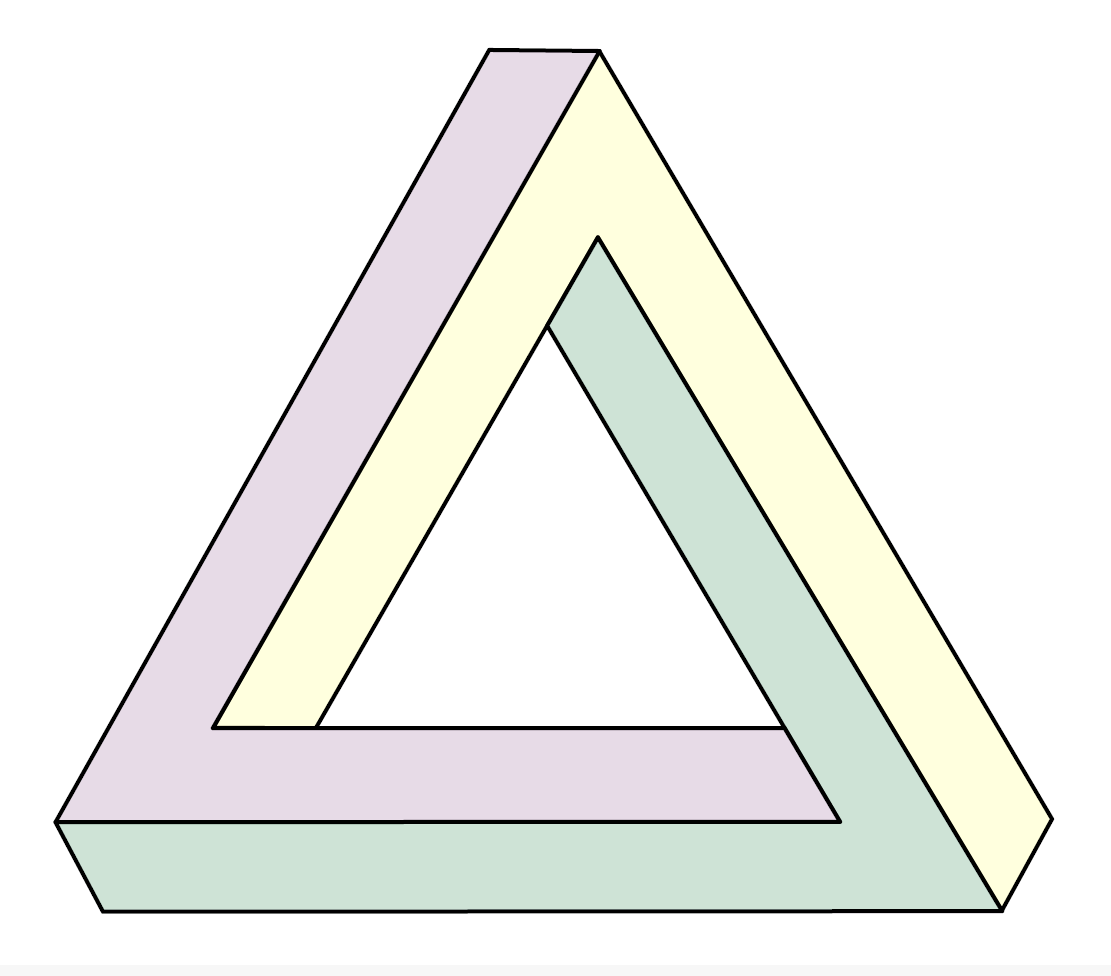 Triangle Art Drawing