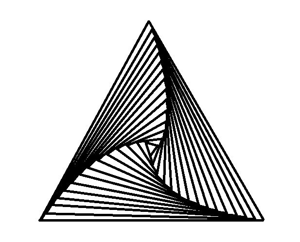 Triangle Drawing Art