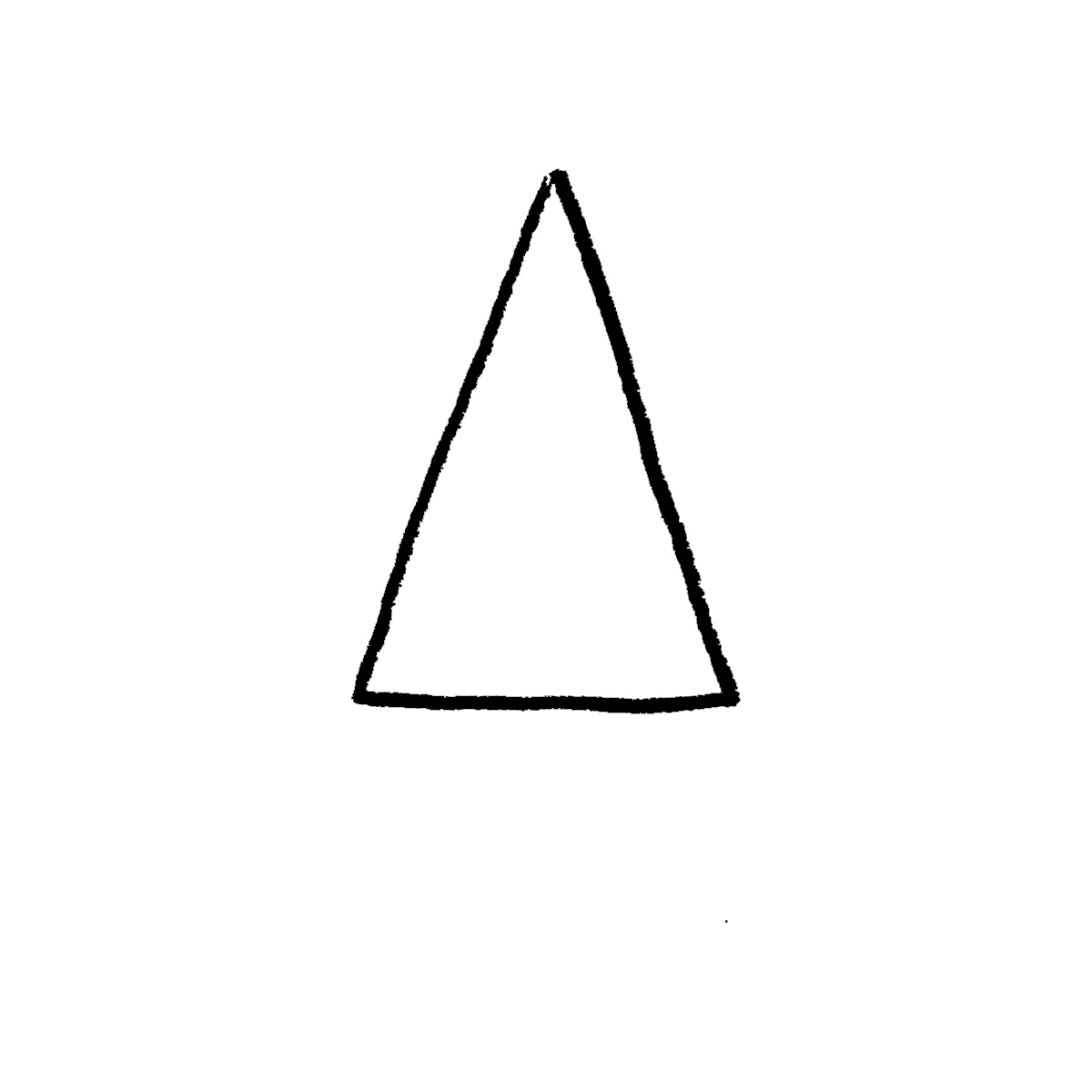 Triangle Drawing Sketch