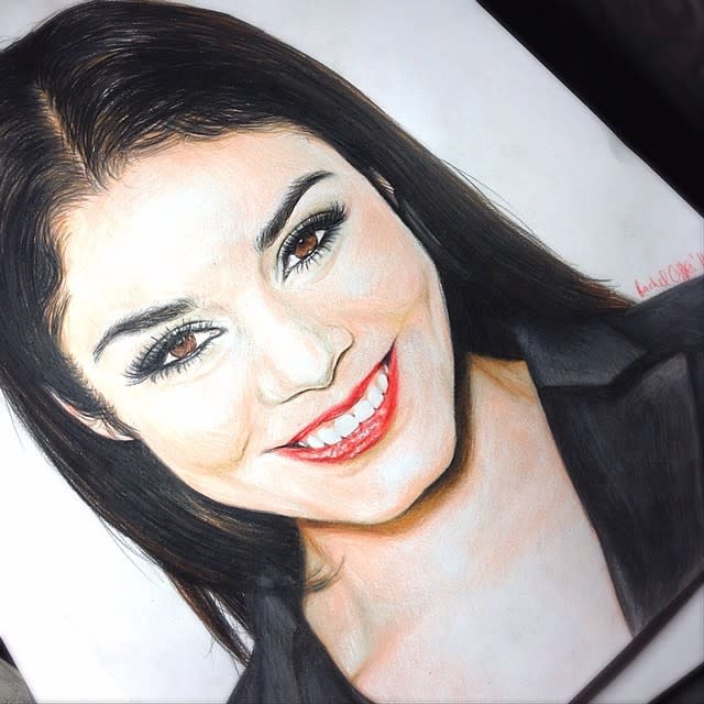 Vanessa Hudgens Drawing Picture