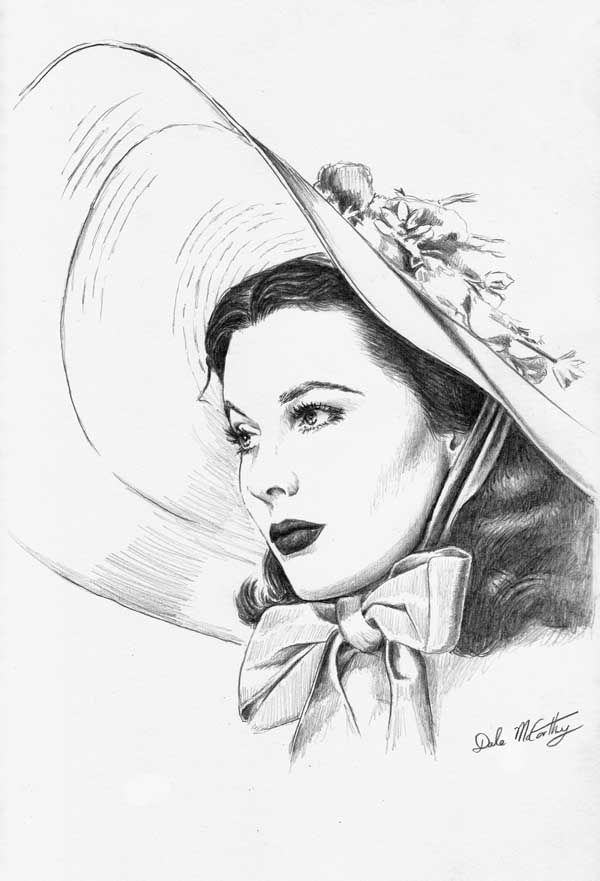 Vivian Leigh Drawing Image