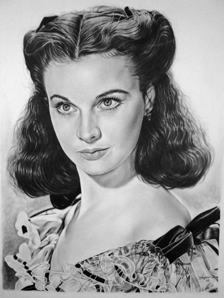 Vivian Leigh Drawing Picture