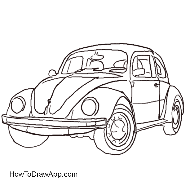 Volkswagen Drawing Image