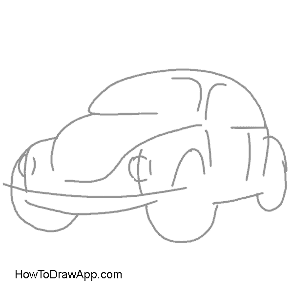 Volkswagen Drawing Pics