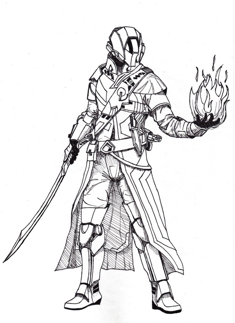 Warlock Drawing Picture