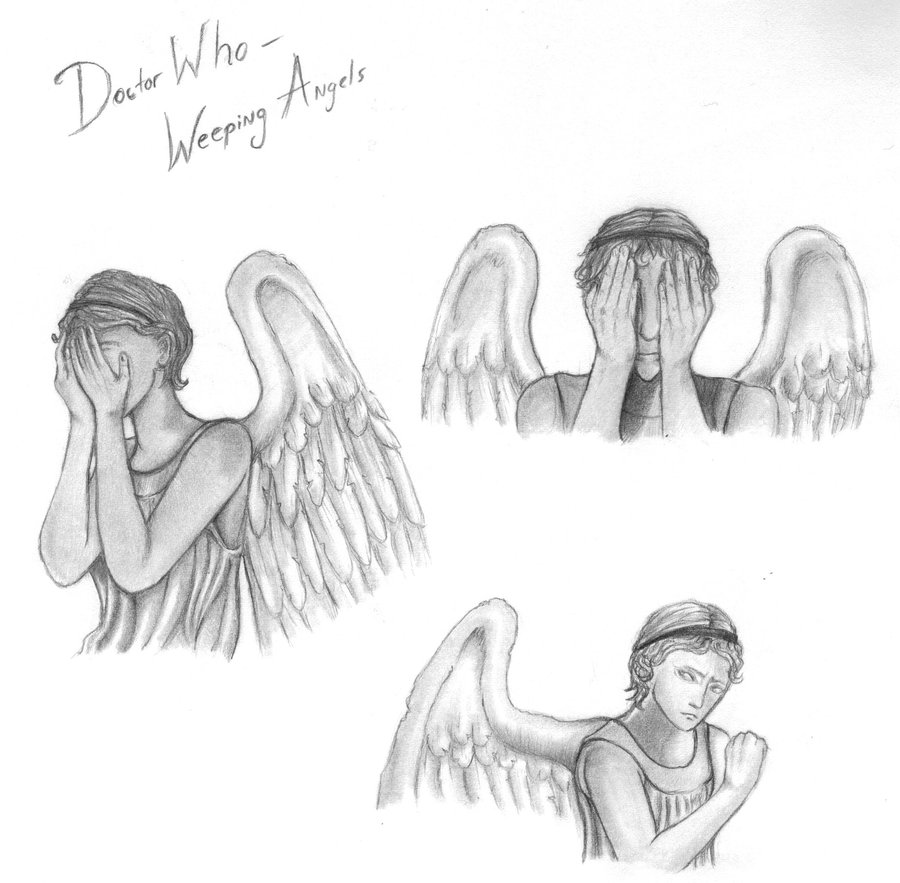 Weeping Angel Drawing High-Quality