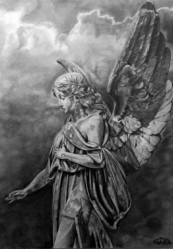 Weeping Angel Drawing Photo
