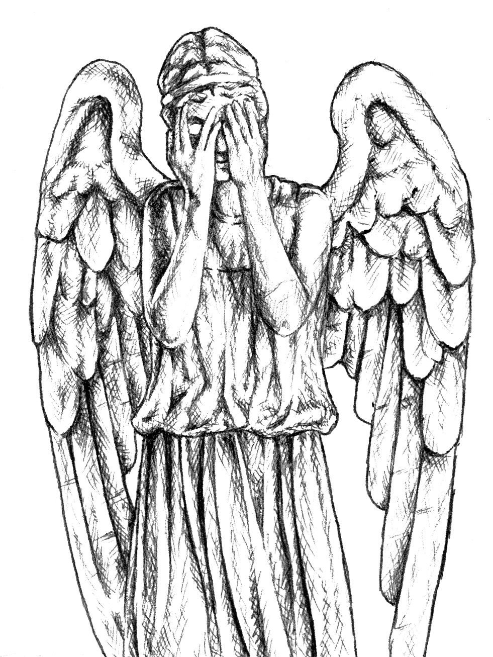 Weeping Angel Drawing