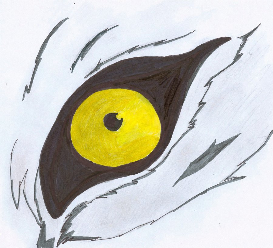 Werewolf Eyes Drawing Art