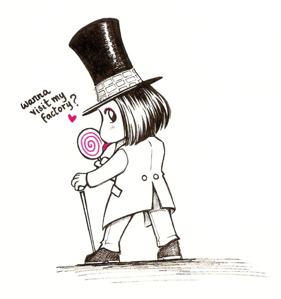 Willy Wonka Drawing Amazing