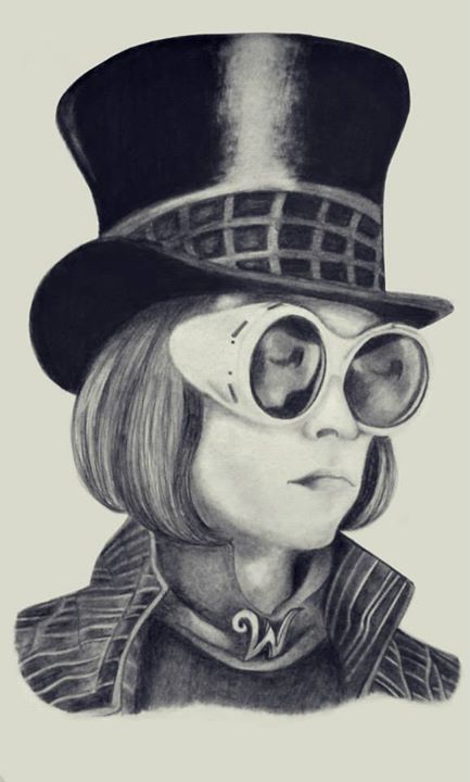 Willy Wonka Drawing Sketch
