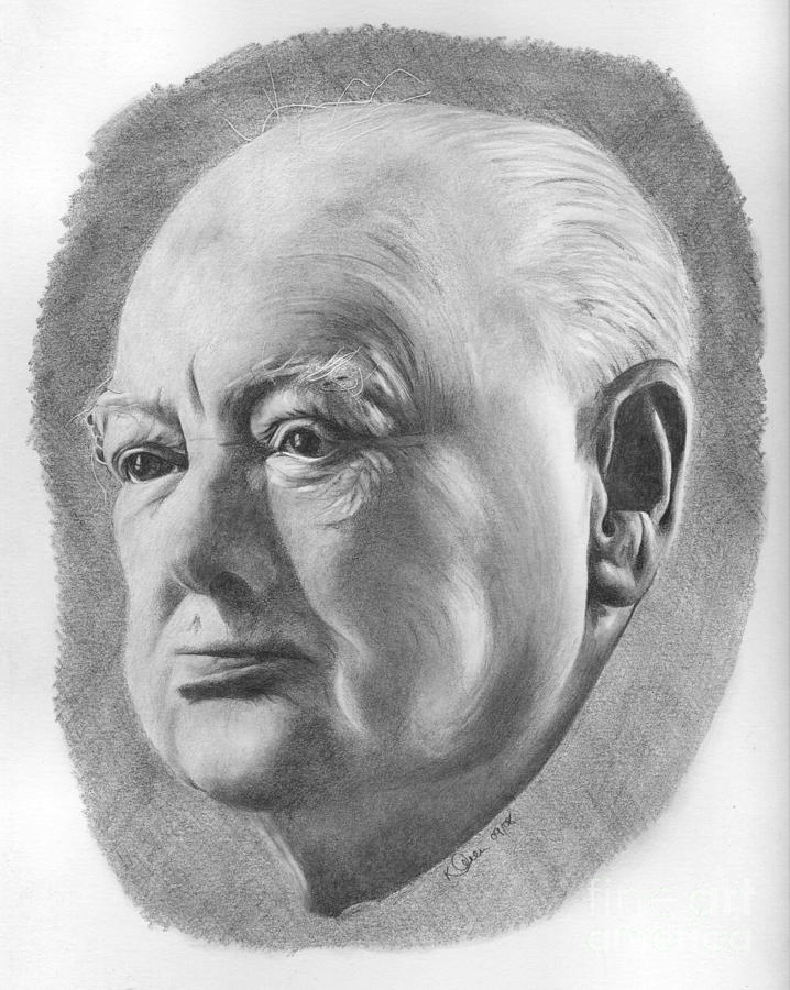 Winston Churchill Drawing Pic