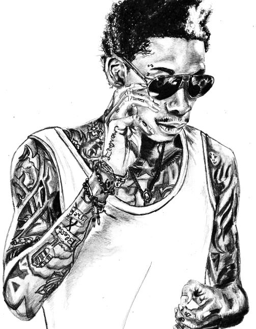 Wiz Khalifa Art Drawing