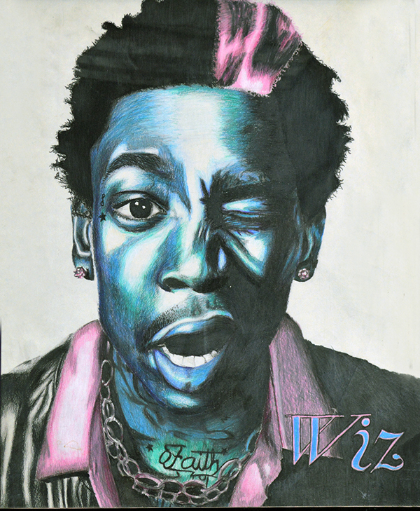 Wiz Khalifa Drawing High-Quality