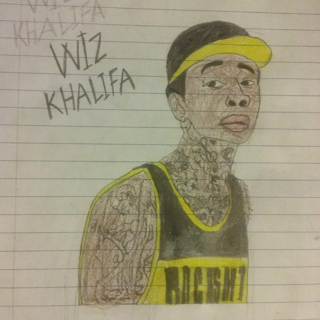 Wiz Khalifa Drawing Realistic