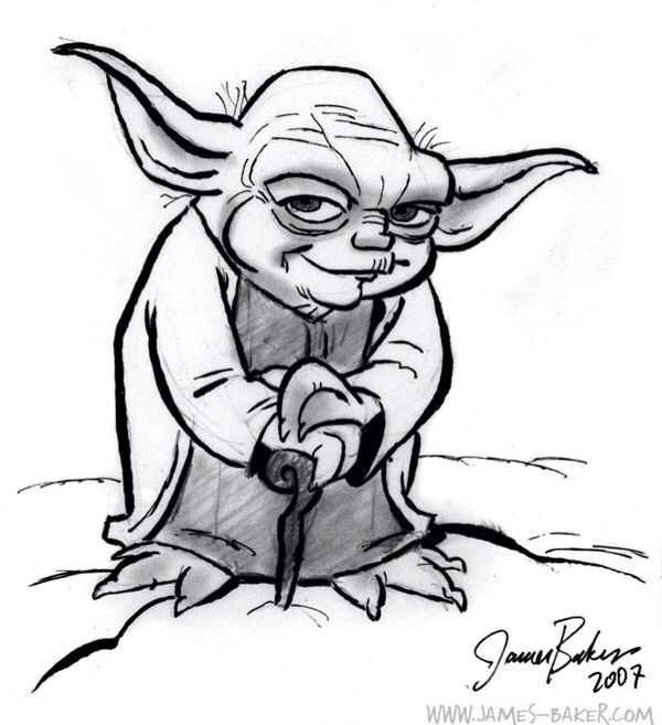 Yoda Drawing Image
