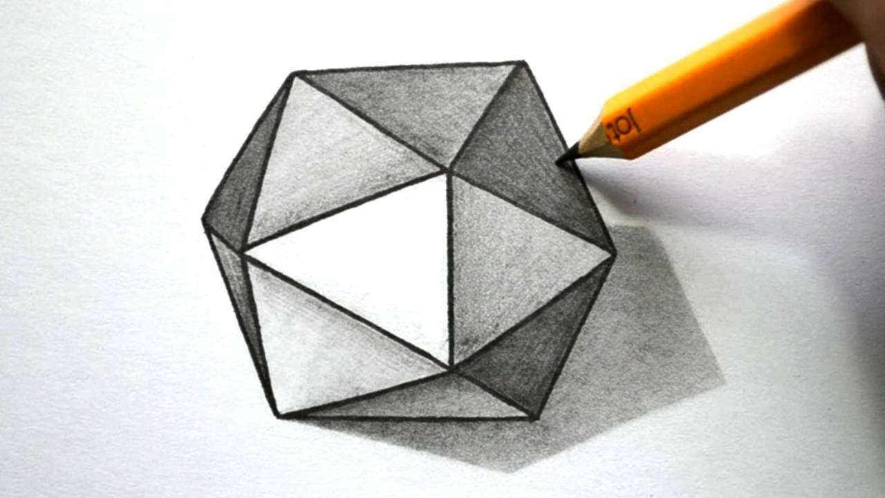 3D Object Art Drawing