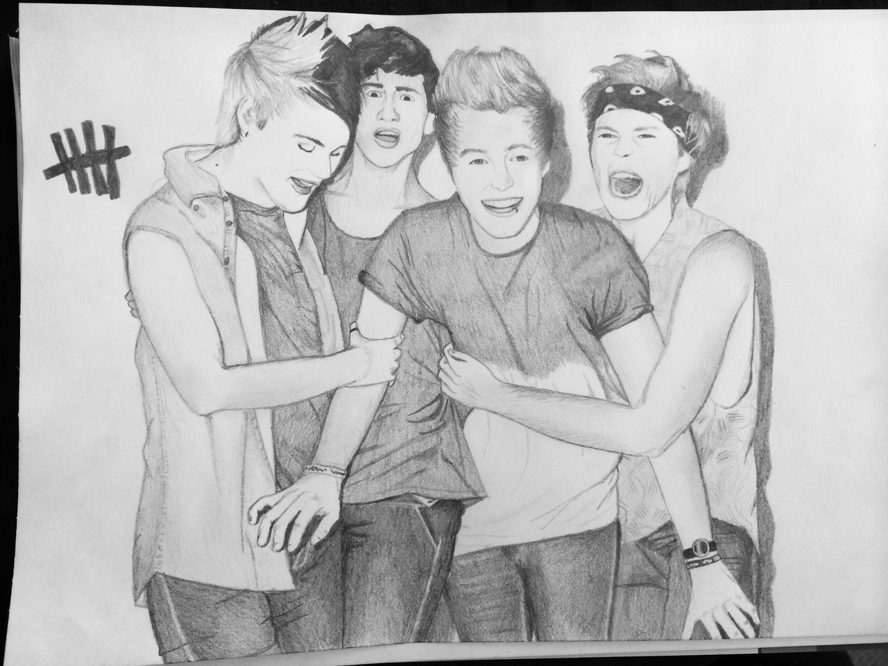5 Seconds of Summer Drawing Photo