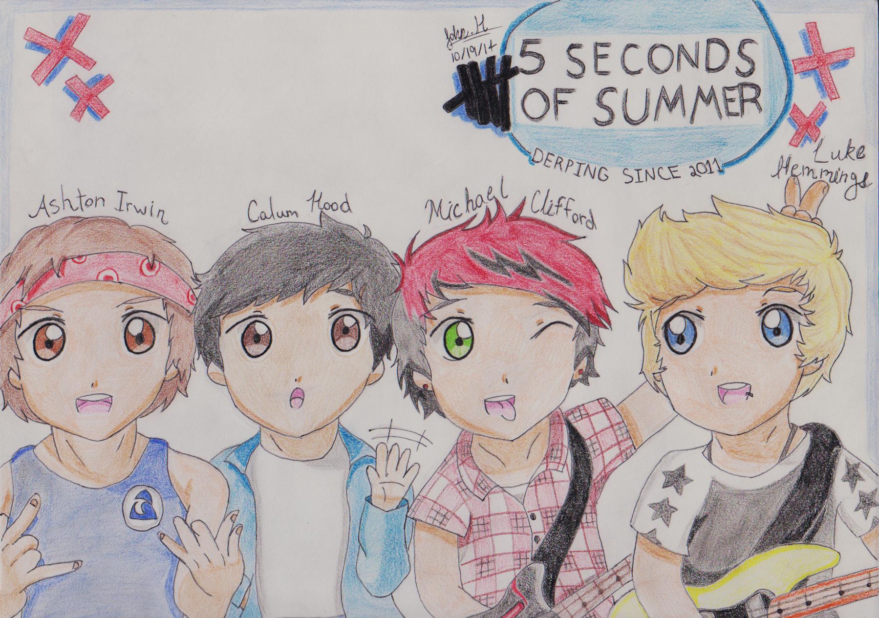 5 Seconds of Summer Drawing
