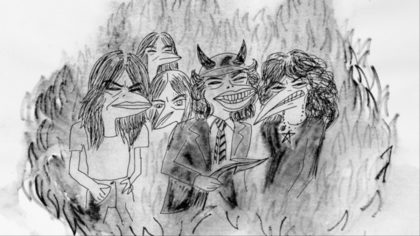 AC DC Drawing Art - Drawing Skill