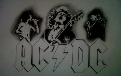AC DC Drawing High-Quality - Drawing Skill