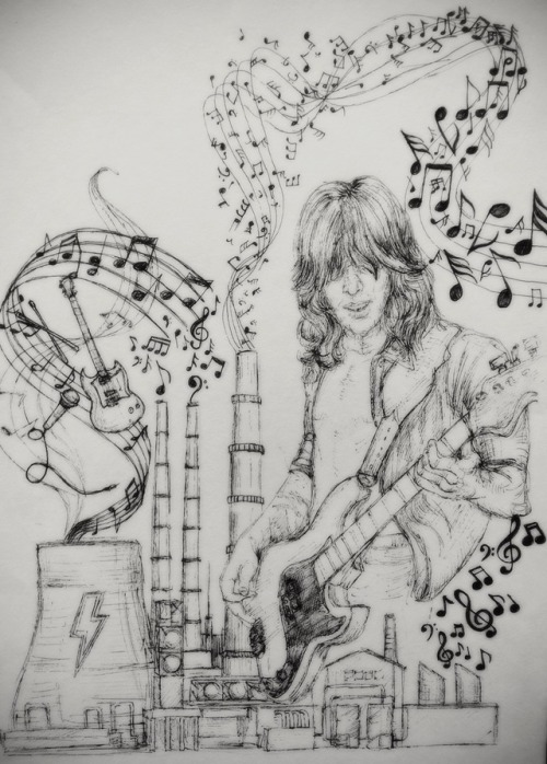 AC DC Drawing Images