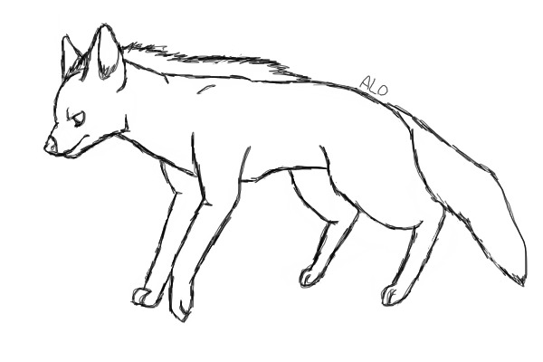 Aardwolf Drawing Best