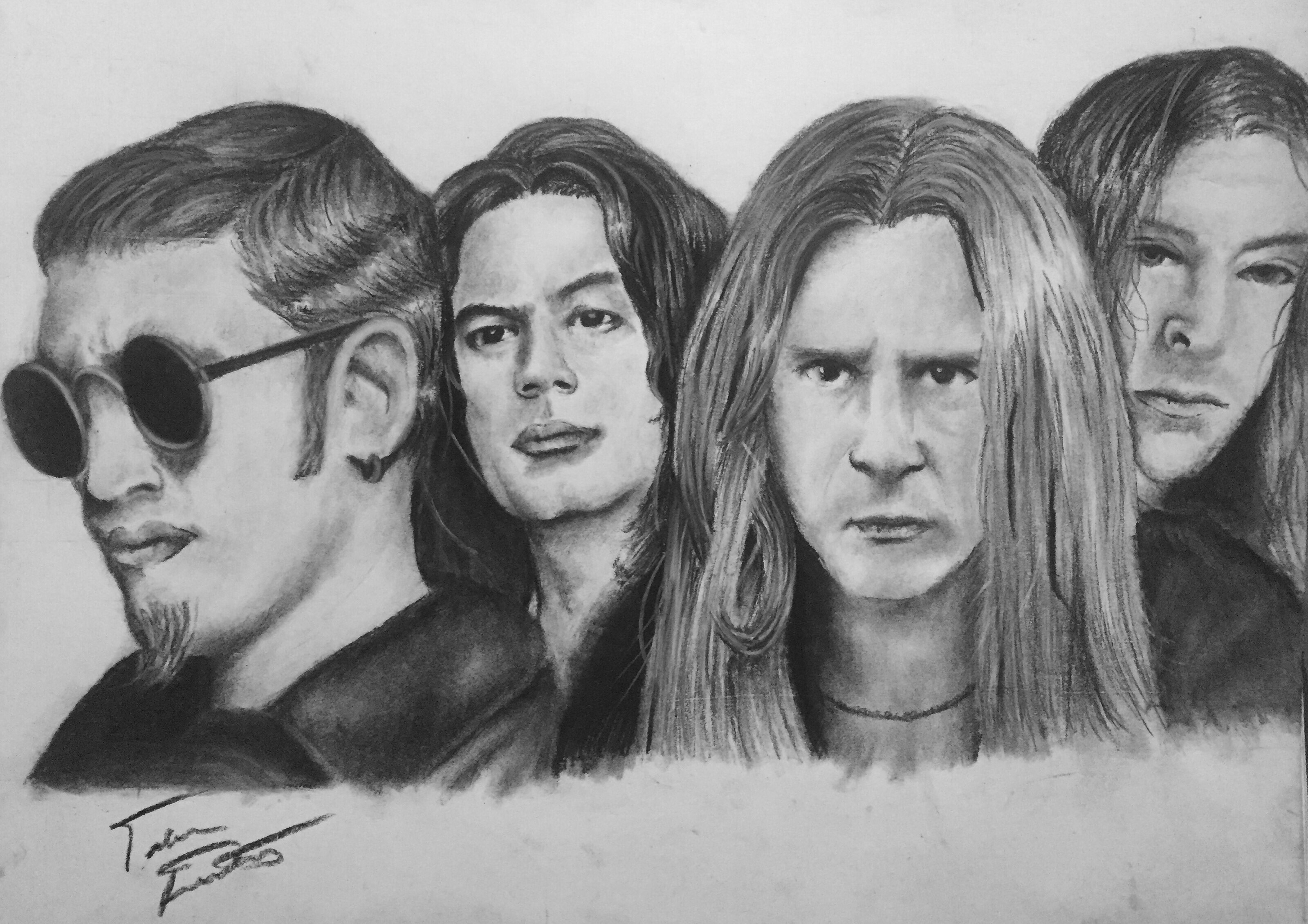 Alice In Chains Drawing Realistic