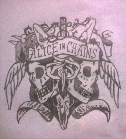 Alice In Chains Drawing Sketch