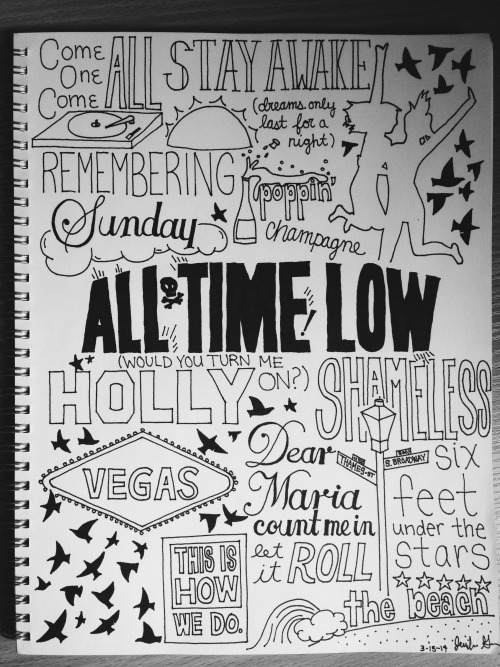 All Time Low Drawing Images