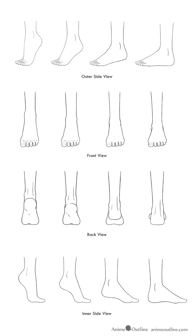 Anime Leg Drawing Photo