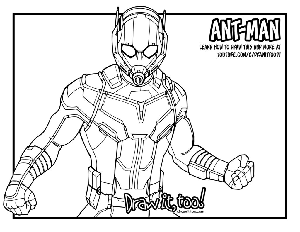 Ant-Man Paul Rudd Drawing Sketch