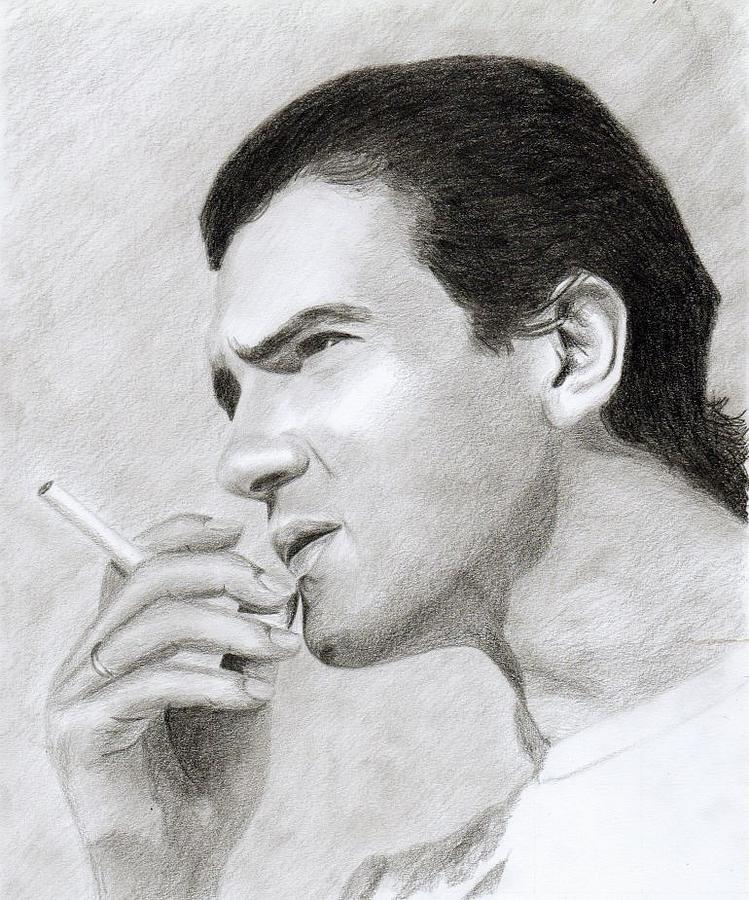 Antonio Banderas Drawing Realistic