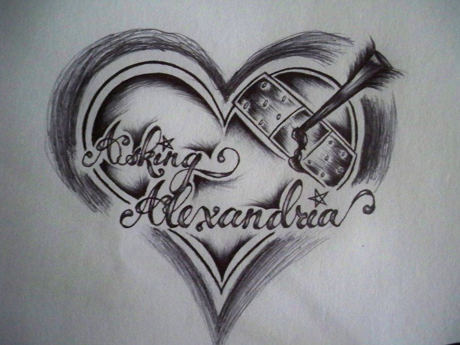 Asking Alexandria Drawing Picture