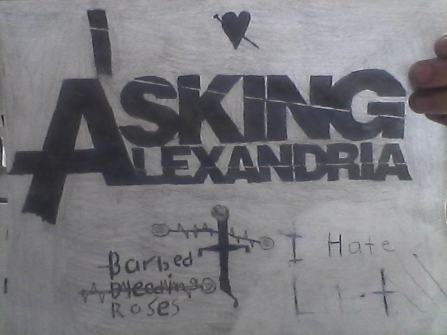 Asking Alexandria Drawing Realistic