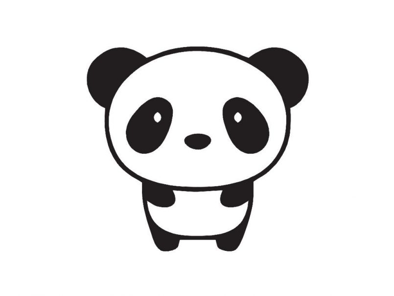 Baby Panda Drawing Pic