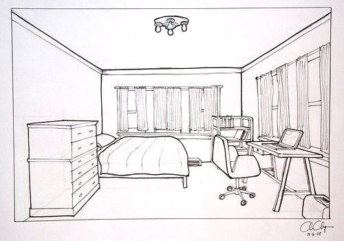 Bedroom Design Drawing Beautiful Image