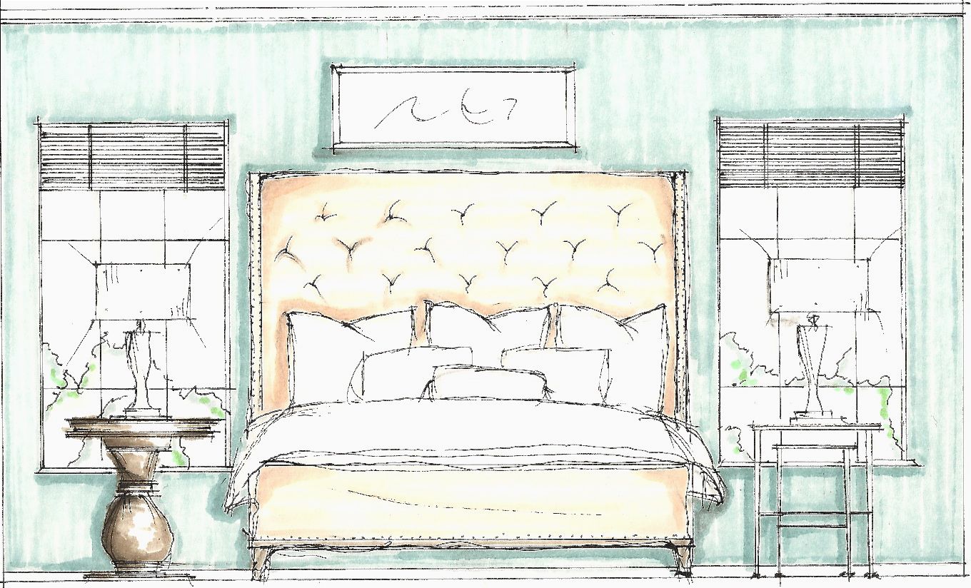 Bedroom Design Drawing Pics