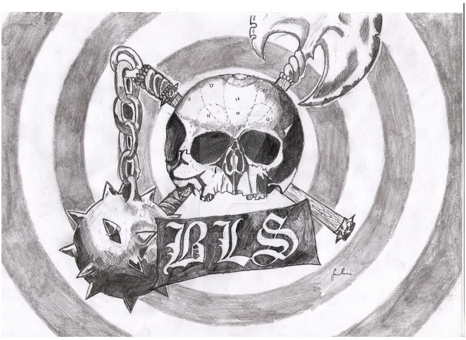 Black Label Society Logo Drawing Image