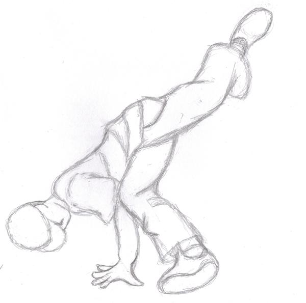 Breakdancer Drawing Beautiful Image